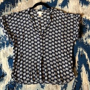 Great blue and white H&M blouse